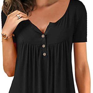 Black Shirt Women Size Medium NWOT New